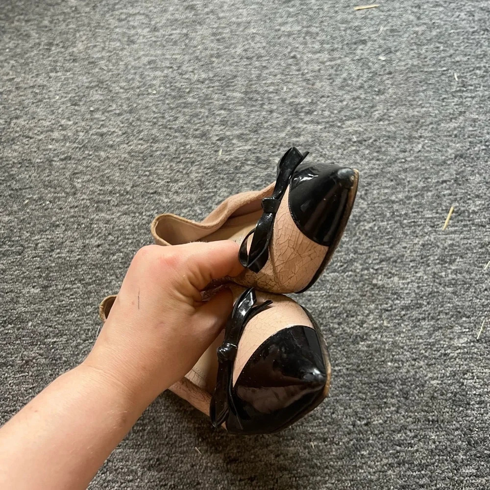 Miu Miu Pink Pointed Ballet Flats, Size 38.5 - image 7